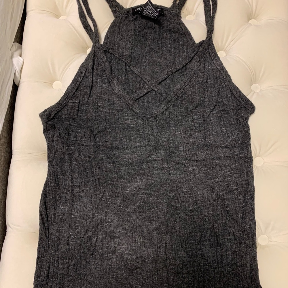 A comfy charcoal grey top